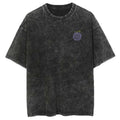 Men Casual Oversized Washed Harajuku T-shirt Washed Japanese Anime One Piece Graphic Loose Streetwear Black Tops Tees