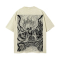 Printed Short Sleeve T-Shirt Casual Summer Wear Men's Street Clothing Men's T-Shirt Washed and Old Comfortable Pop