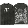 Printed Short Sleeve T-Shirt Casual Summer Wear Men's Street Clothing Men's T-Shirt Washed and Old Comfortable Pop