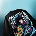 Demon Slayer Tomioka Giyuu Graphic T-shirt Mens Womens Oversized Y2k Short Sleeve Crew Neck Couple Cotton Female Male Clothing