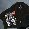 Demon Slayer Tomioka Giyuu Graphic T-shirt Mens Womens Oversized Y2k Short Sleeve Crew Neck Couple Cotton Female Male Clothing