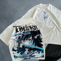 Demon Slayer Tomioka Giyuu Graphic T-shirt Mens Womens Oversized Y2k Short Sleeve Crew Neck Couple Cotton Female Male Clothing